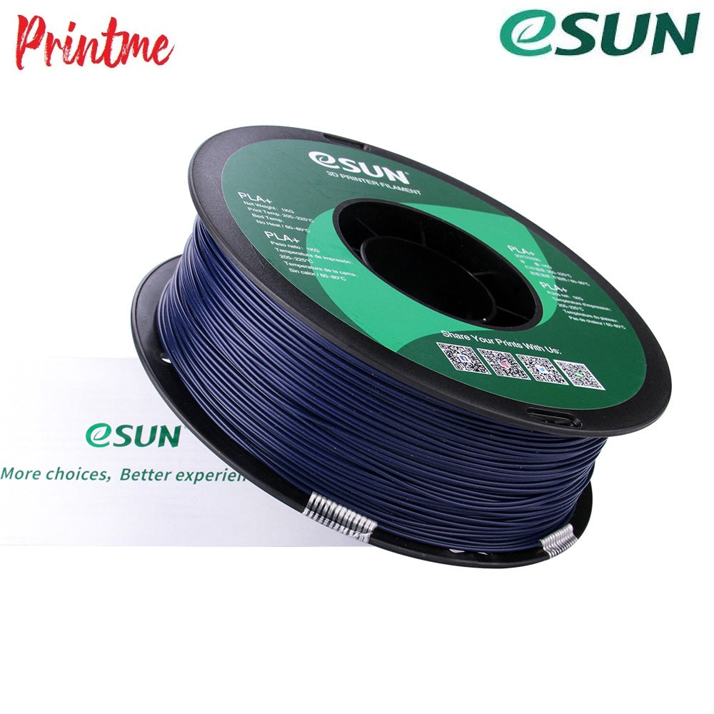 eSun 1.75mm Dark Blue PLA PRO (PLA+) 3D Printer Filament 1KG Spool