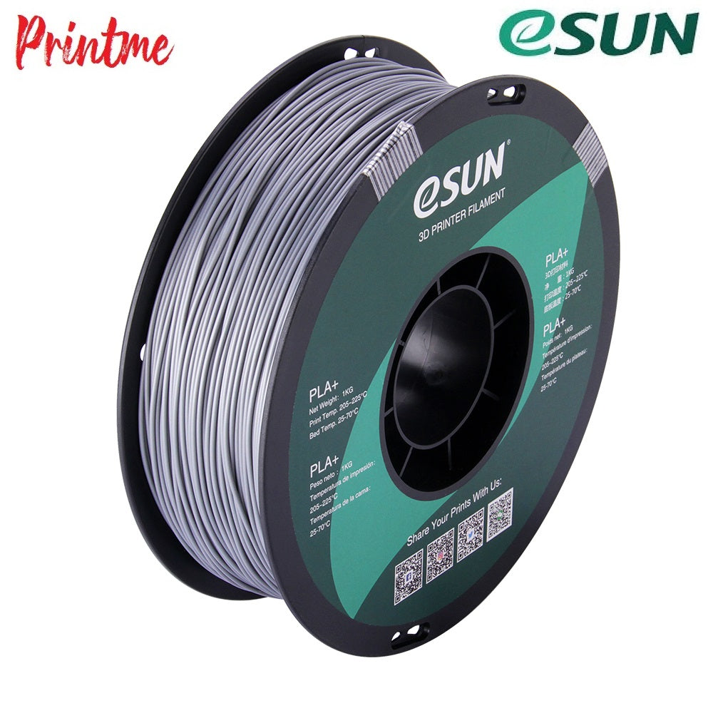eSUN PLA+ Silver 1.75mm 1kg/2.2lbs