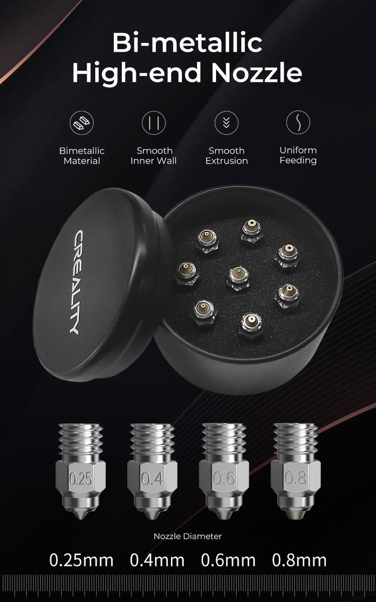 Creality 3D High-end Bi Metal Nozzle Set
