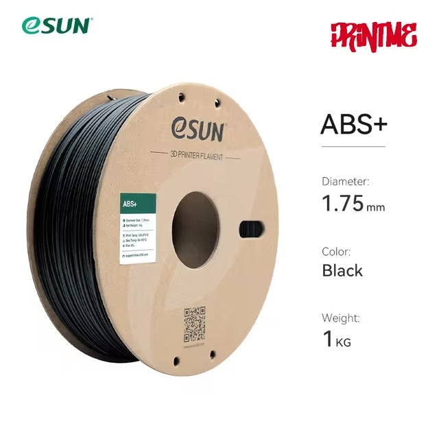 eSUN ABS+ Black 1.75mm 1kg/2.2lbs