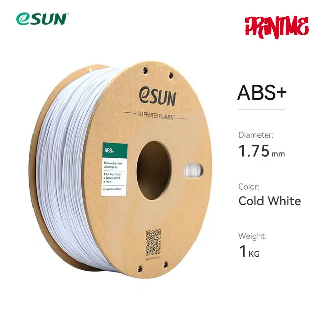 eSUN ABS+ Cold White 1.75mm 1kg/2.2lbs