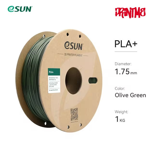 eSUN PLA+ Olive Green 1.75mm 1kg/2.2lbs