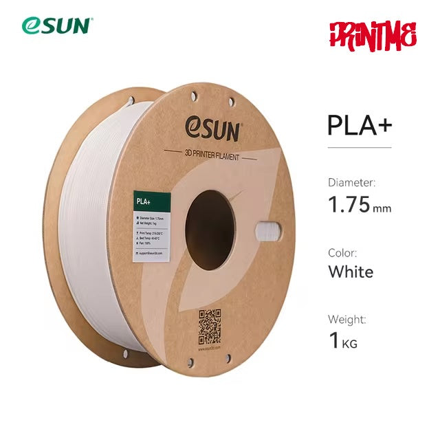 eSUN PLA+ White 1.75mm 1kg/2.2lbs