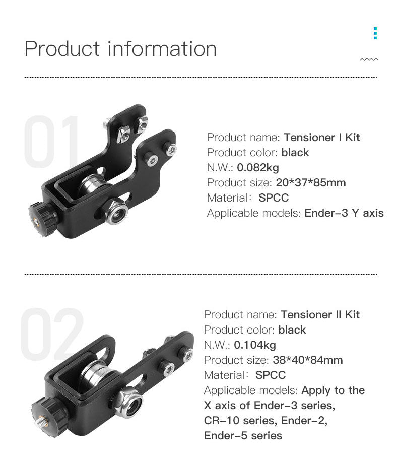 Creality 3D Synchronous Belt Tensioner IV Y Axis