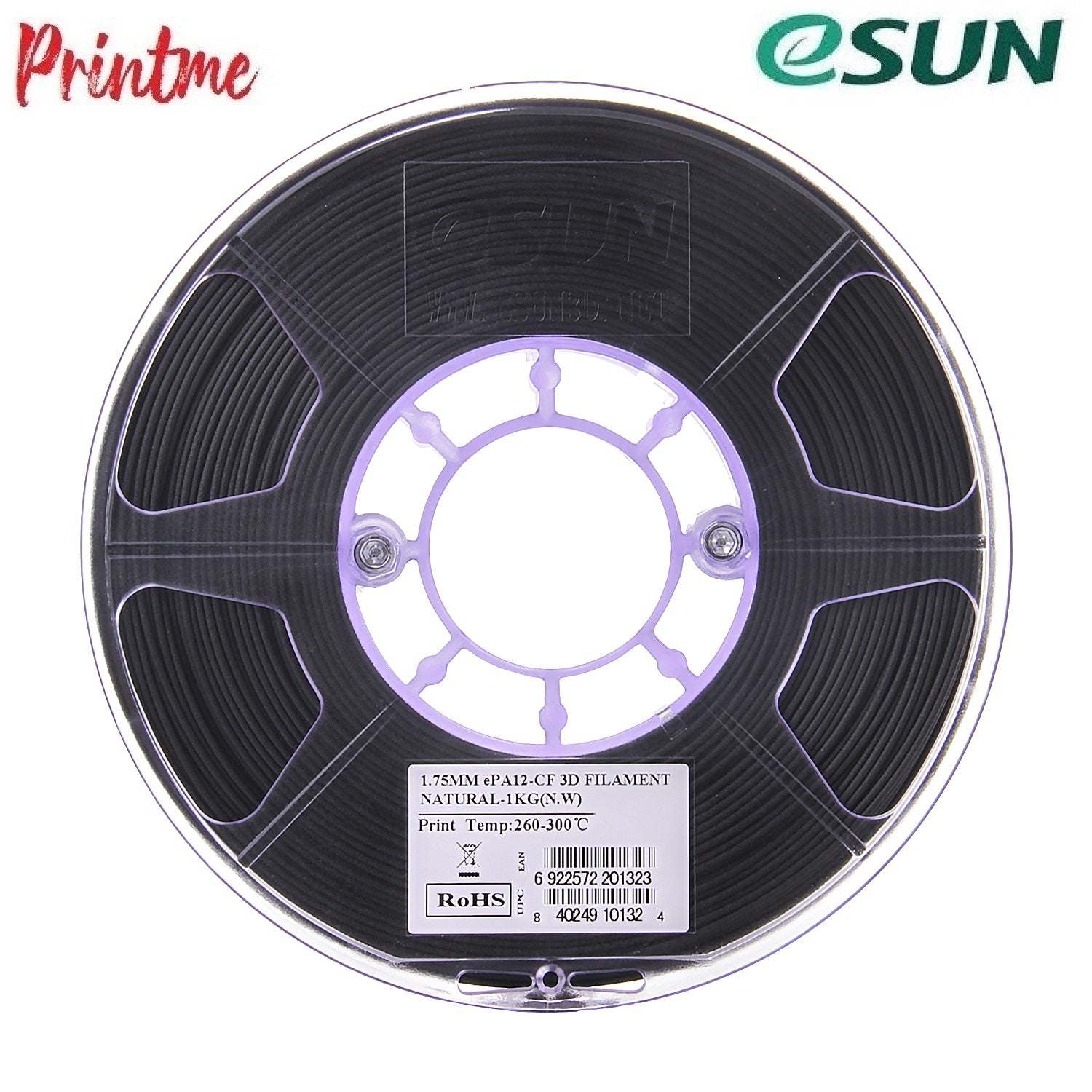eSUN ePA-CF (20% Carbon Fibre) 1.75mm 3D PRINTER FILAMENT 1kg/2.2lbs