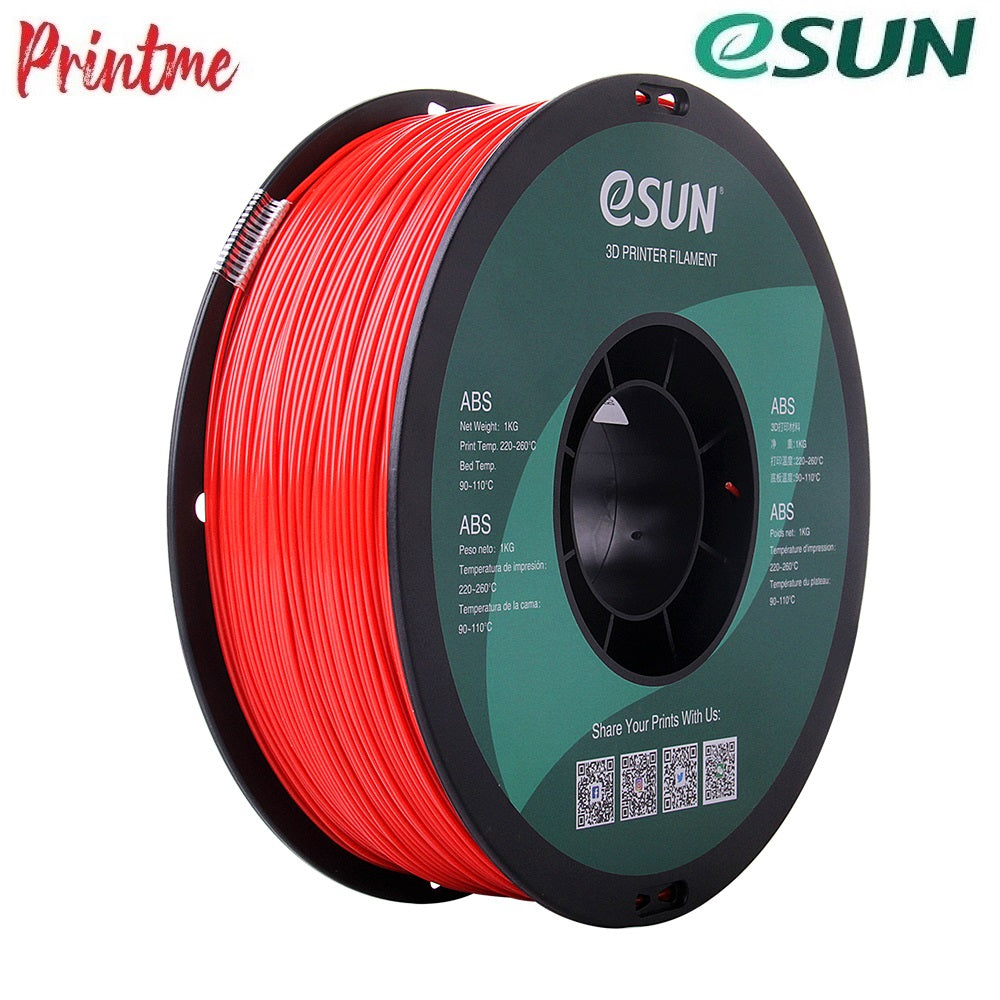 eSUN ABS Red 1.75mm 1kg/2.2lbs