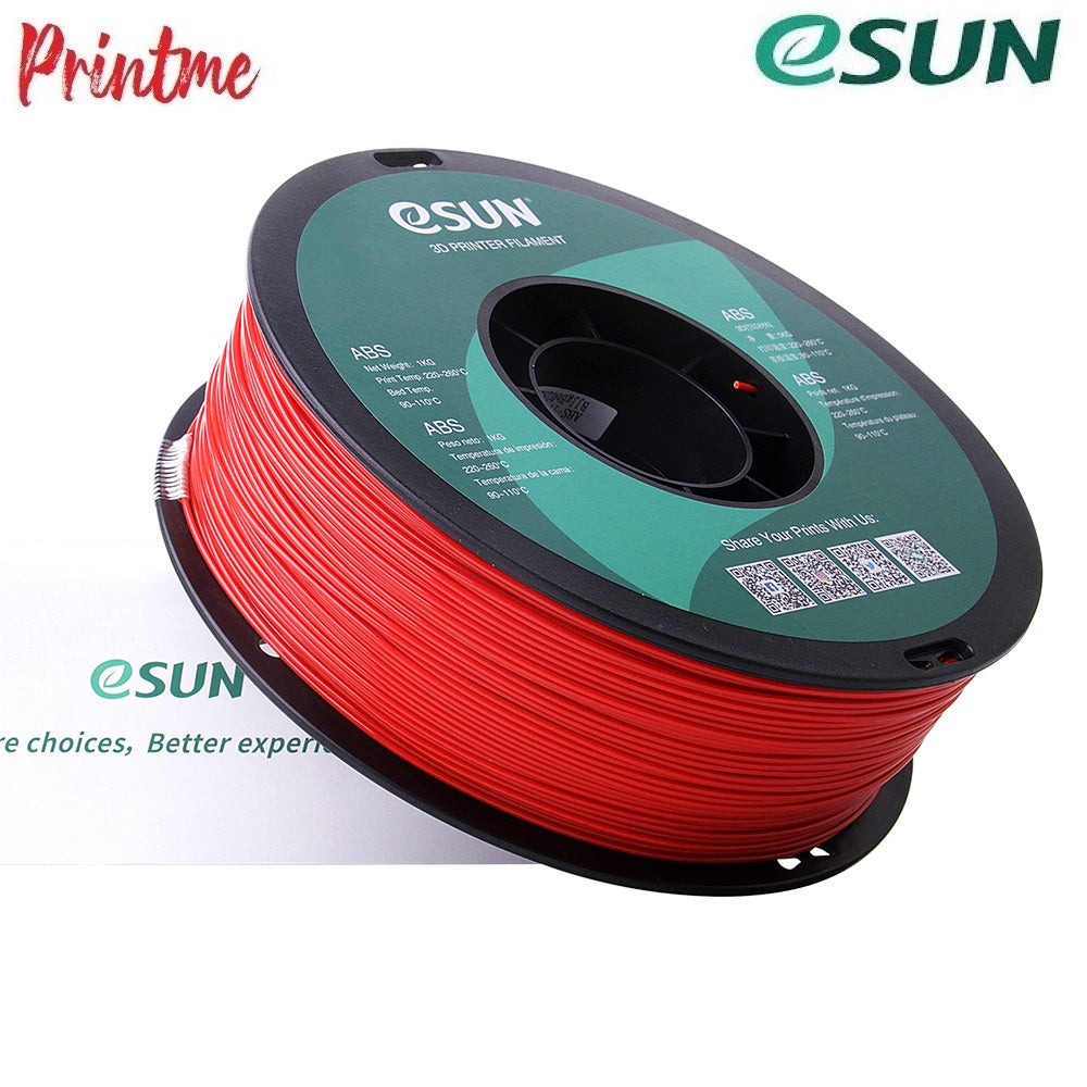 eSUN ABS+ Red 1.75mm 1kg/2.2lbs