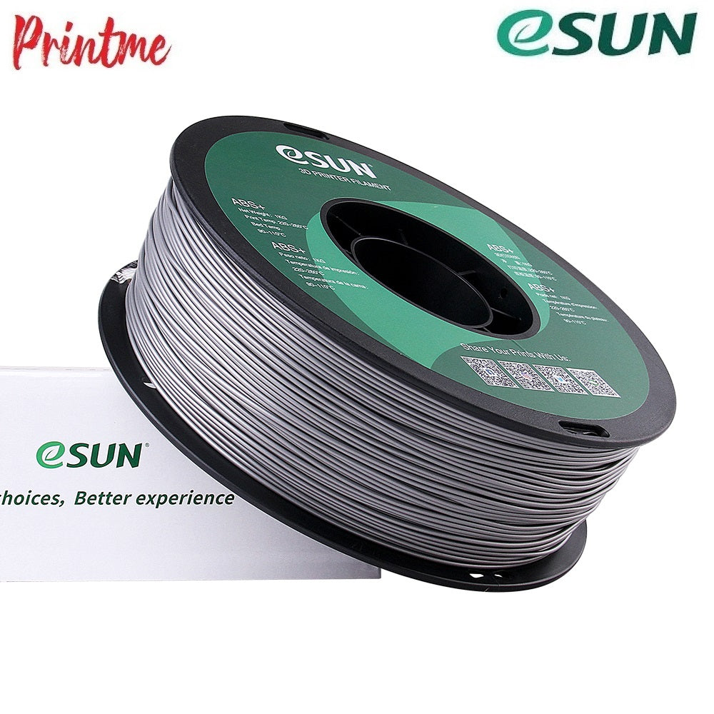 eSUN ABS+ Silver 1.75mm 1kg/2.2lbs