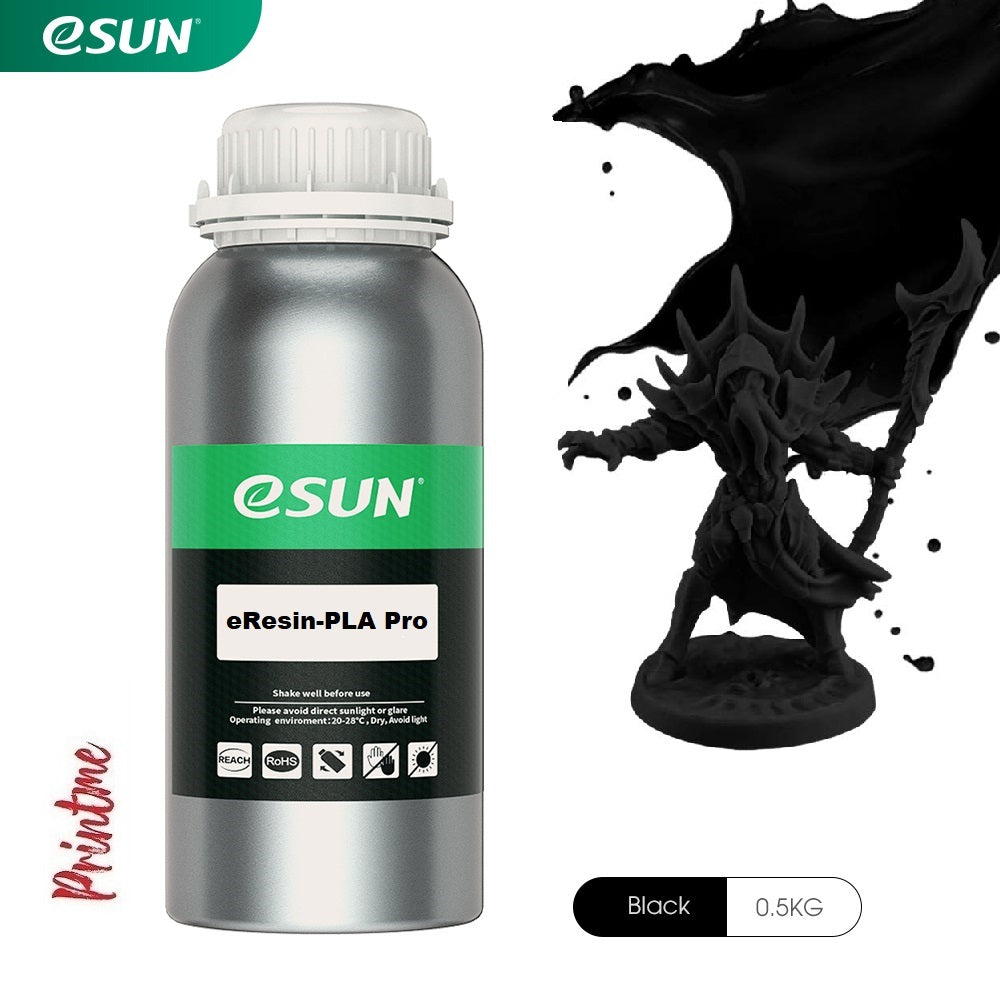 eSUN Black PLA PRO Plant Based Resin 500G