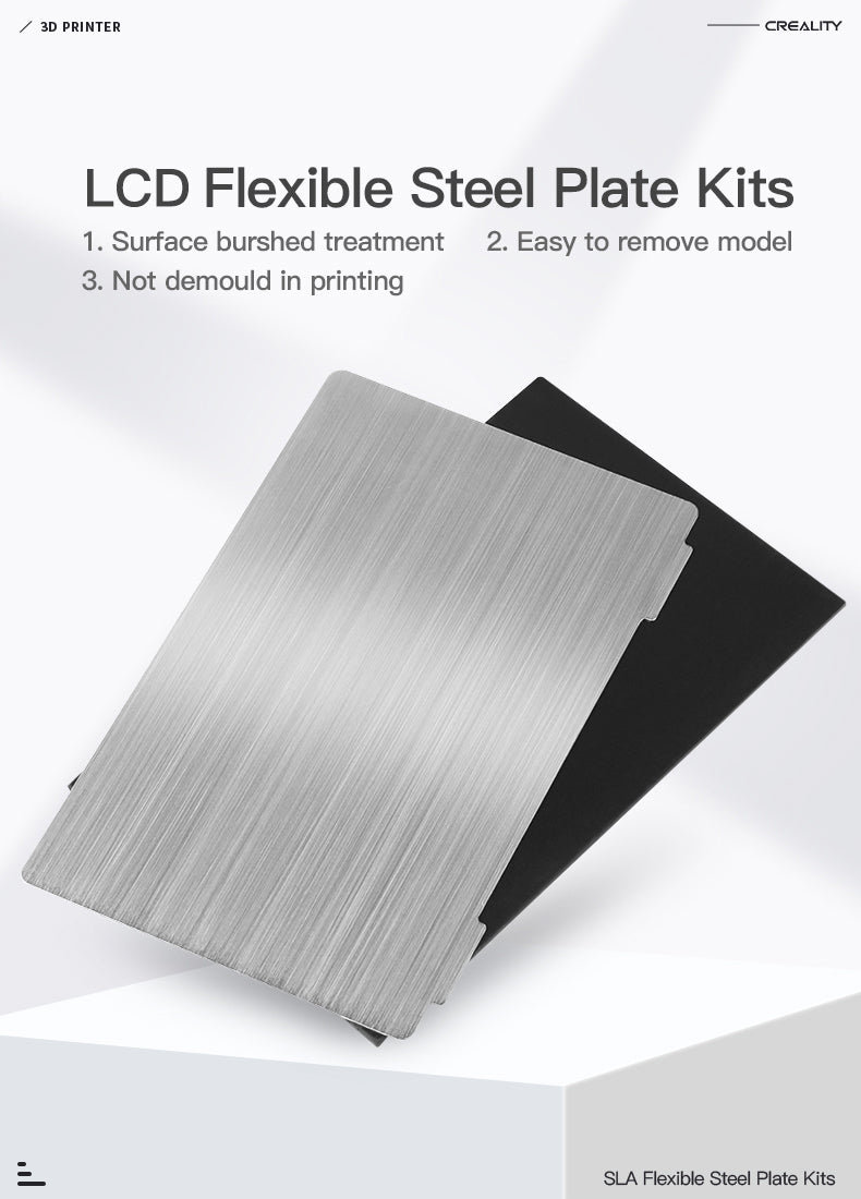 Creality 3D LD-002R LCD Resin Magnetic Flexible Steel Plate Kits 138x78mm