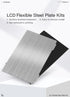 Creality 3D LD-002H LCD Resin Magnetic Flexible Steel Plate Kits 138x85mm
