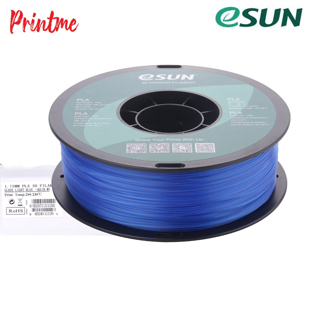 eSUN PLA Glass Light Blue 1.75mm 1kg/2.2lbs