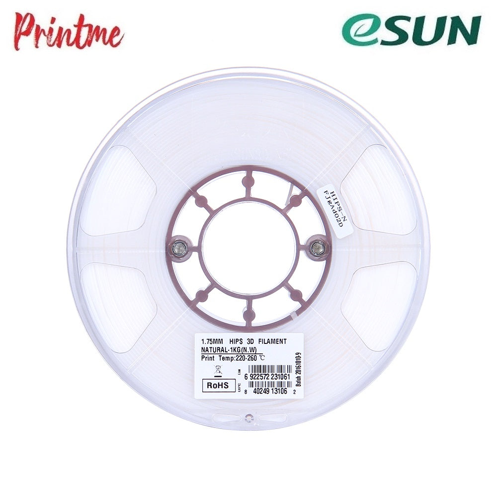 eSUN HIPS Natural 1.75mm 1kg/2.2lbs