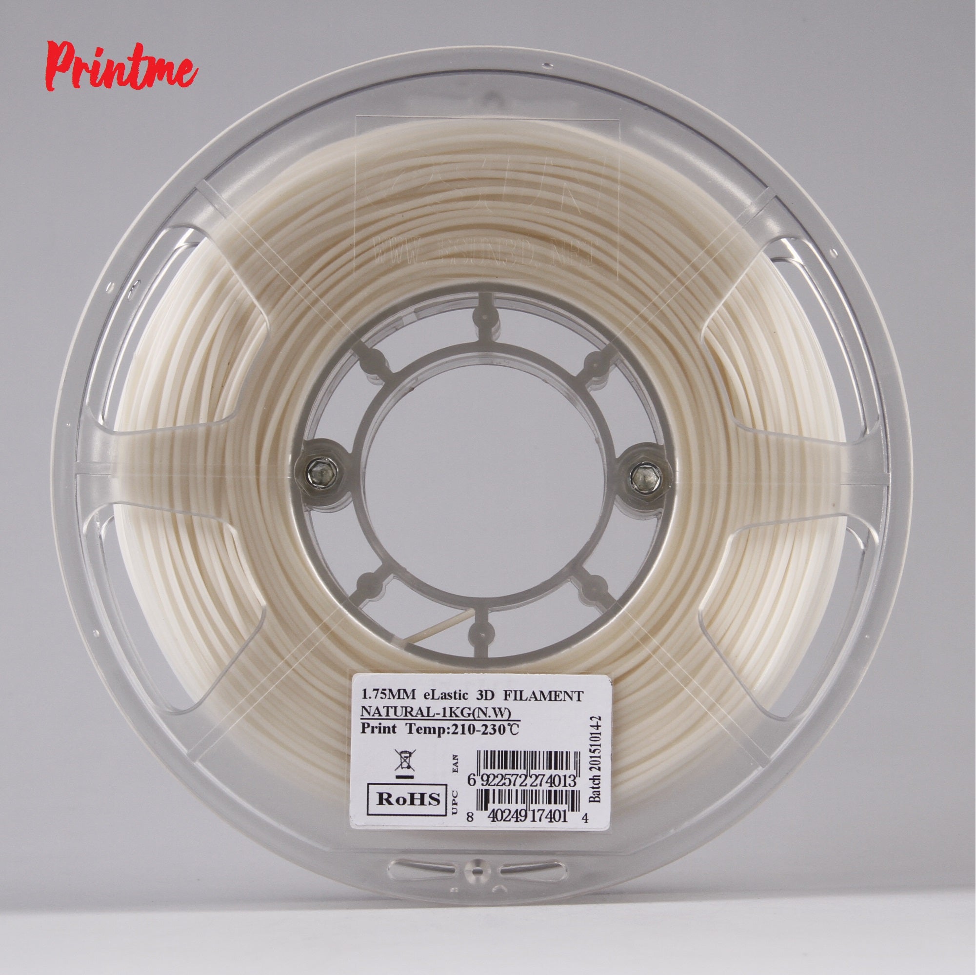 eSUN eLastic Natural 1.75mm 1kg/2.2lbs