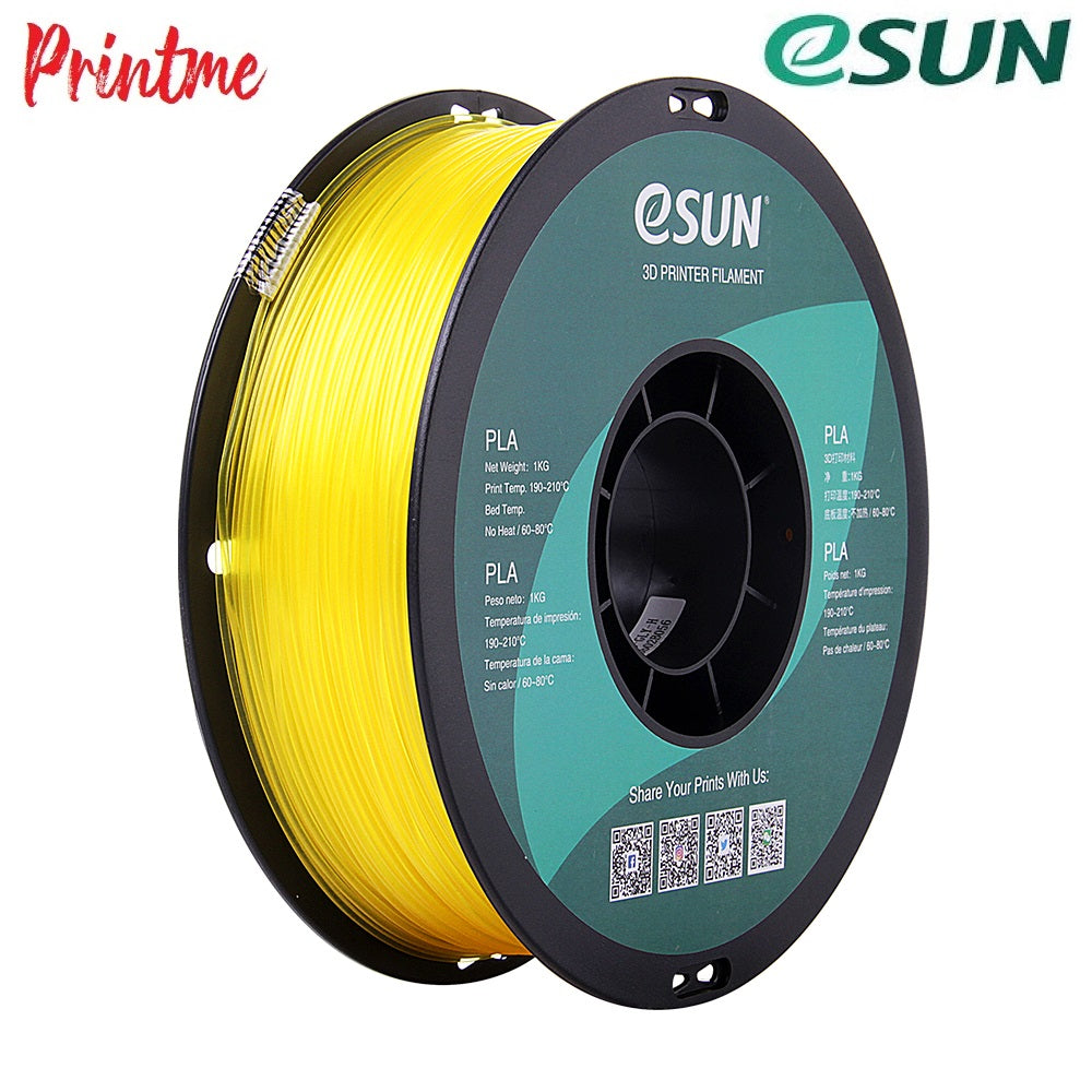 eSUN PLA Glass Lemon Yellow 1.75mm 1kg/2.2lbs