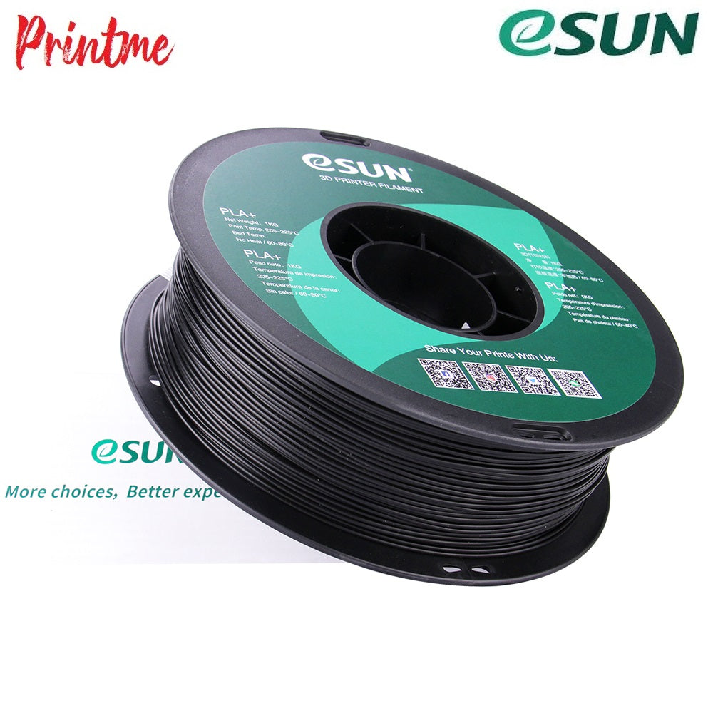 eSUN PLA+ Black 1.75mm 1kg/2.2lbs