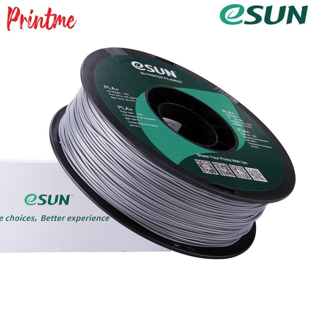 eSUN PLA+ Silver 1.75mm 1kg/2.2lbs