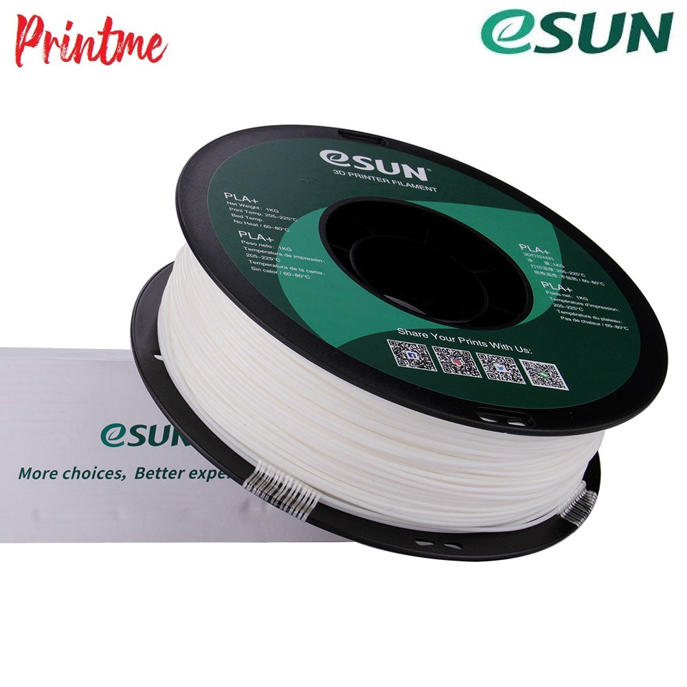 eSUN PLA+ White 1.75mm 1kg/2.2lbs