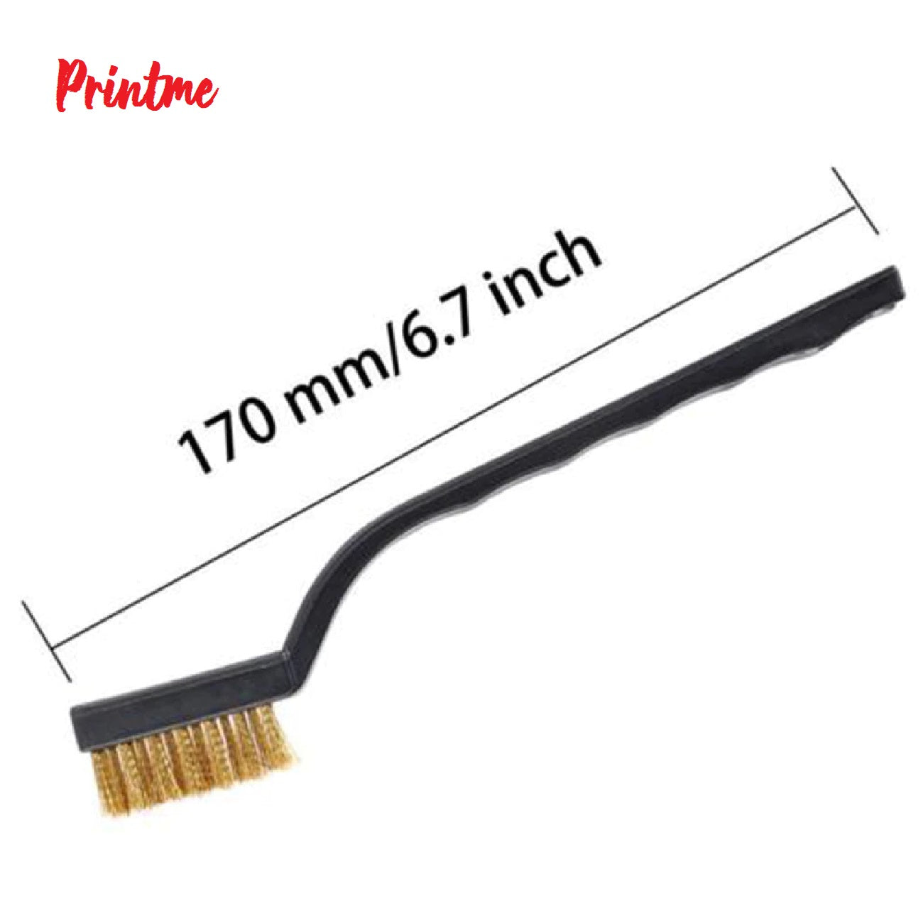 1x Steel Brush, 1x Brass Brush Printer Cleaning Tools