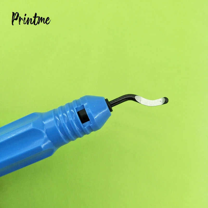 3D Printer Deburring Tool + 10 Replacement Blades