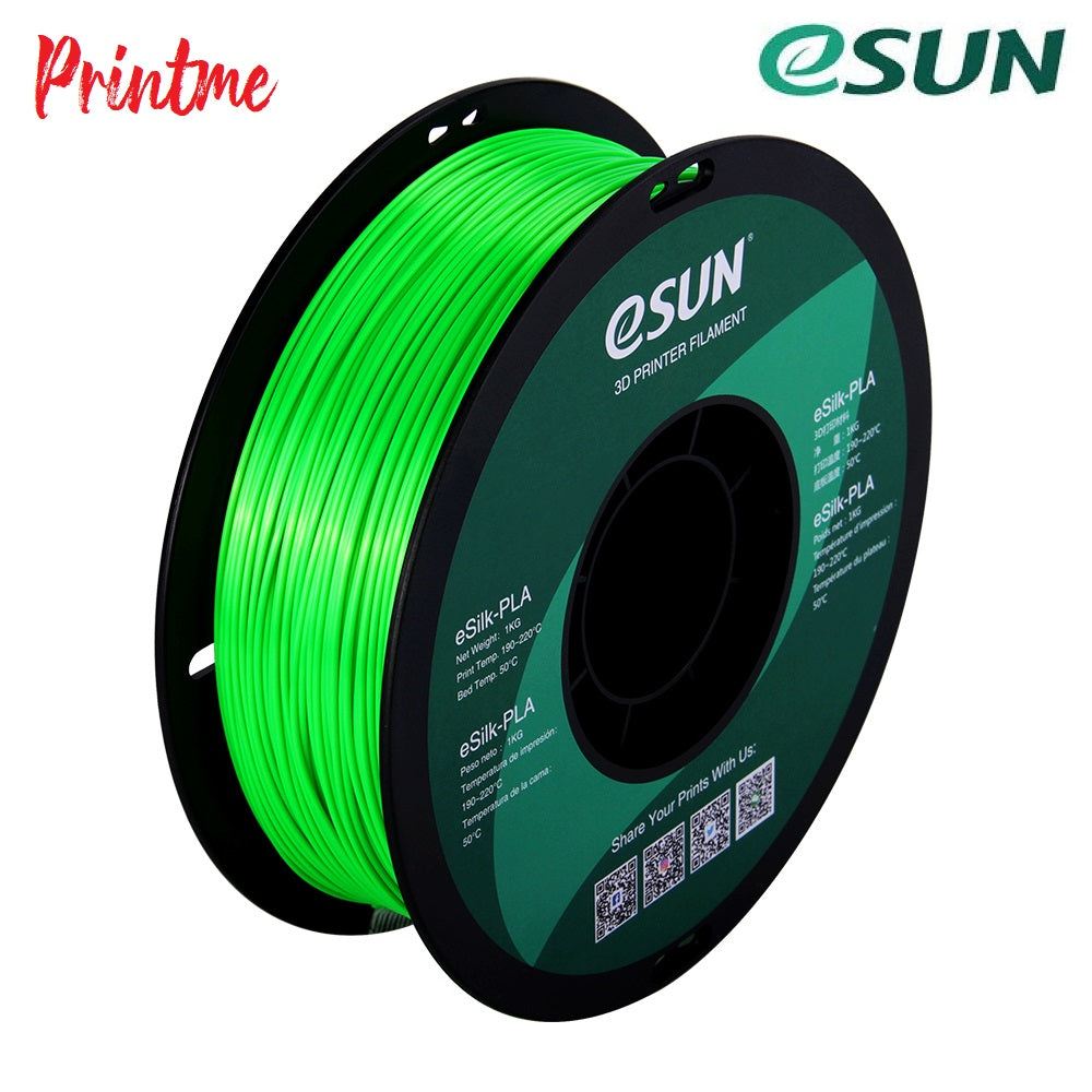 eSUN eSilk Green 1.75mm 1kg/2.2lbs