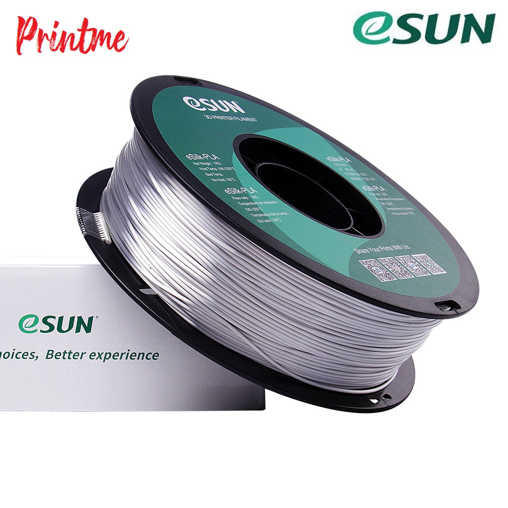 eSUN eSilk Silver 1.75mm 1kg/2.2lbs