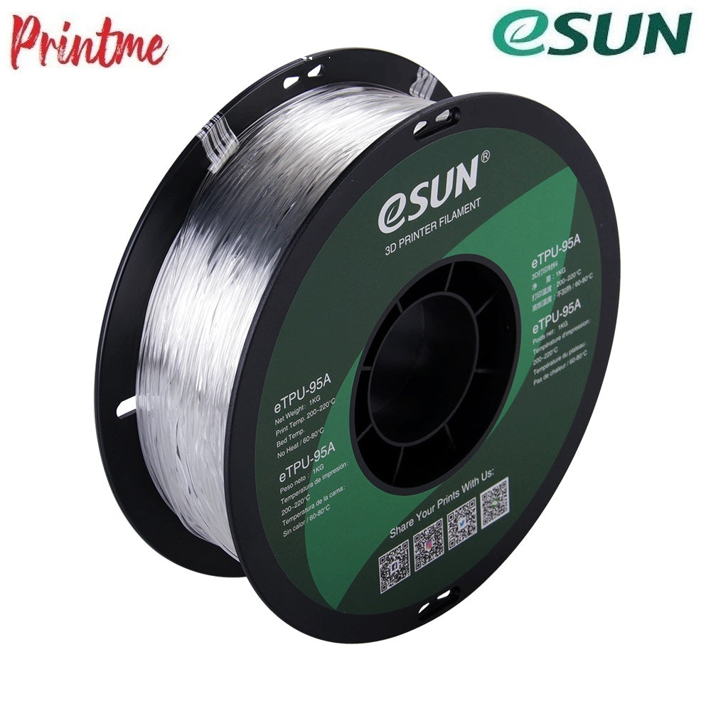 eSUN TPU-95A Clear 1.75mm 1kg/2.2lbs