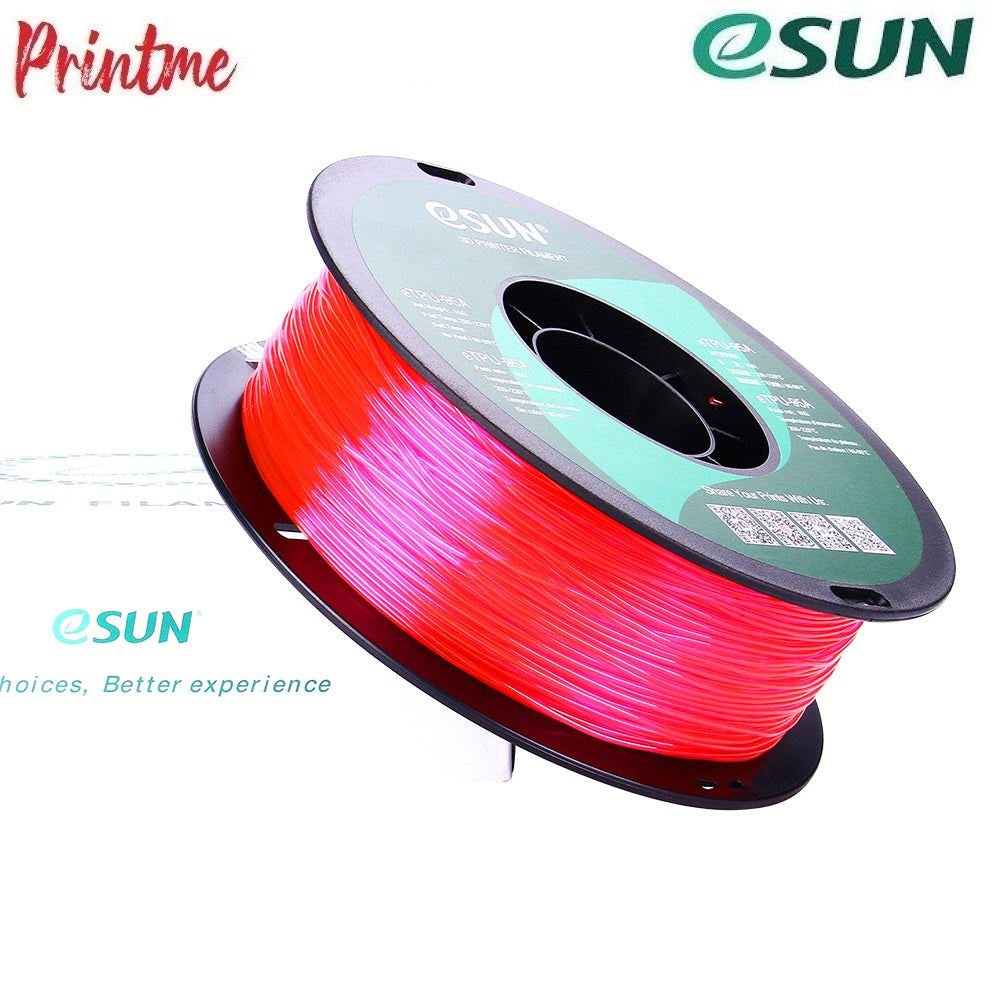 eSUN TPU-95A Transparent Pink 1.75mm 1kg/2.2lbs