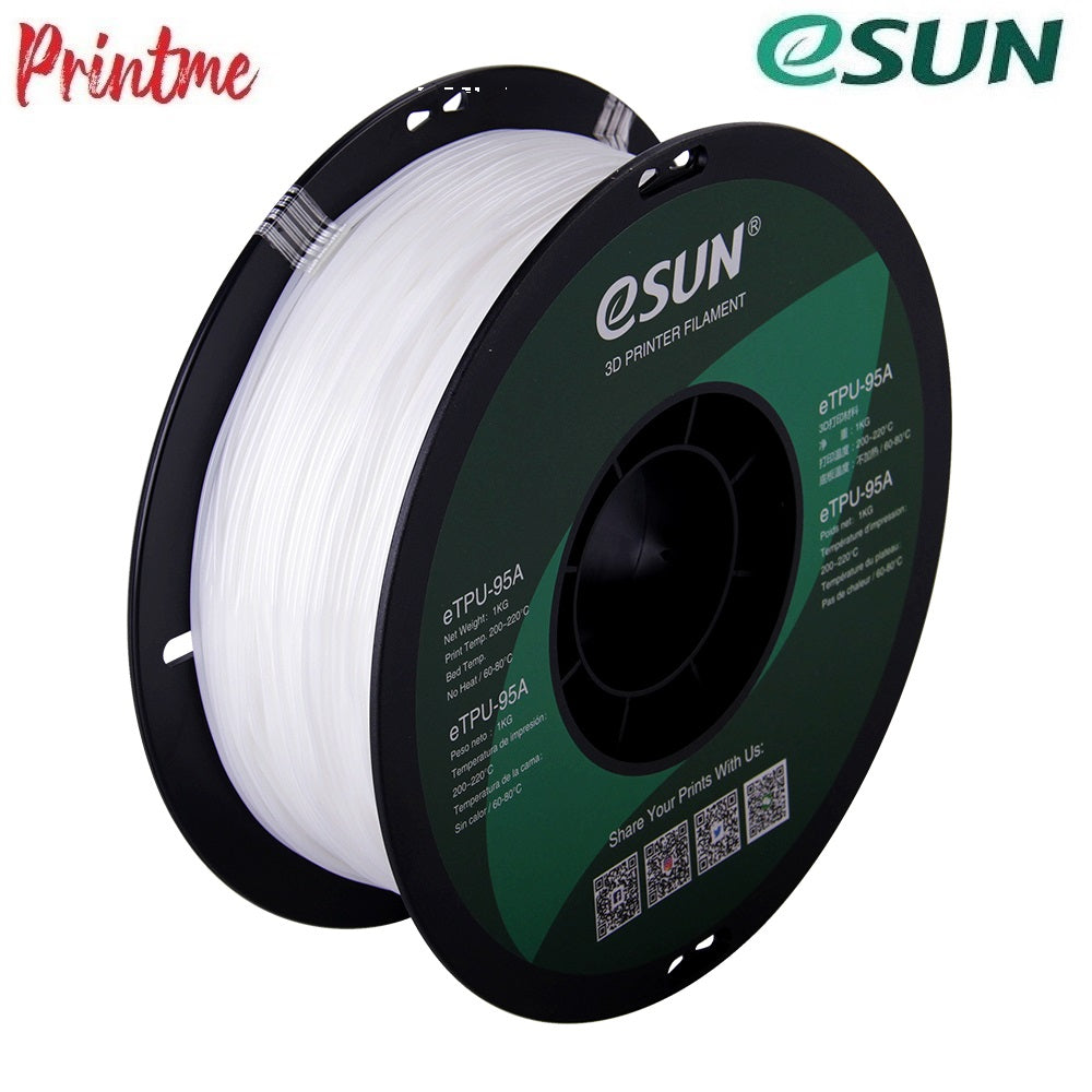 eSUN TPU-95A White 1.75mm 1kg/2.2lbs