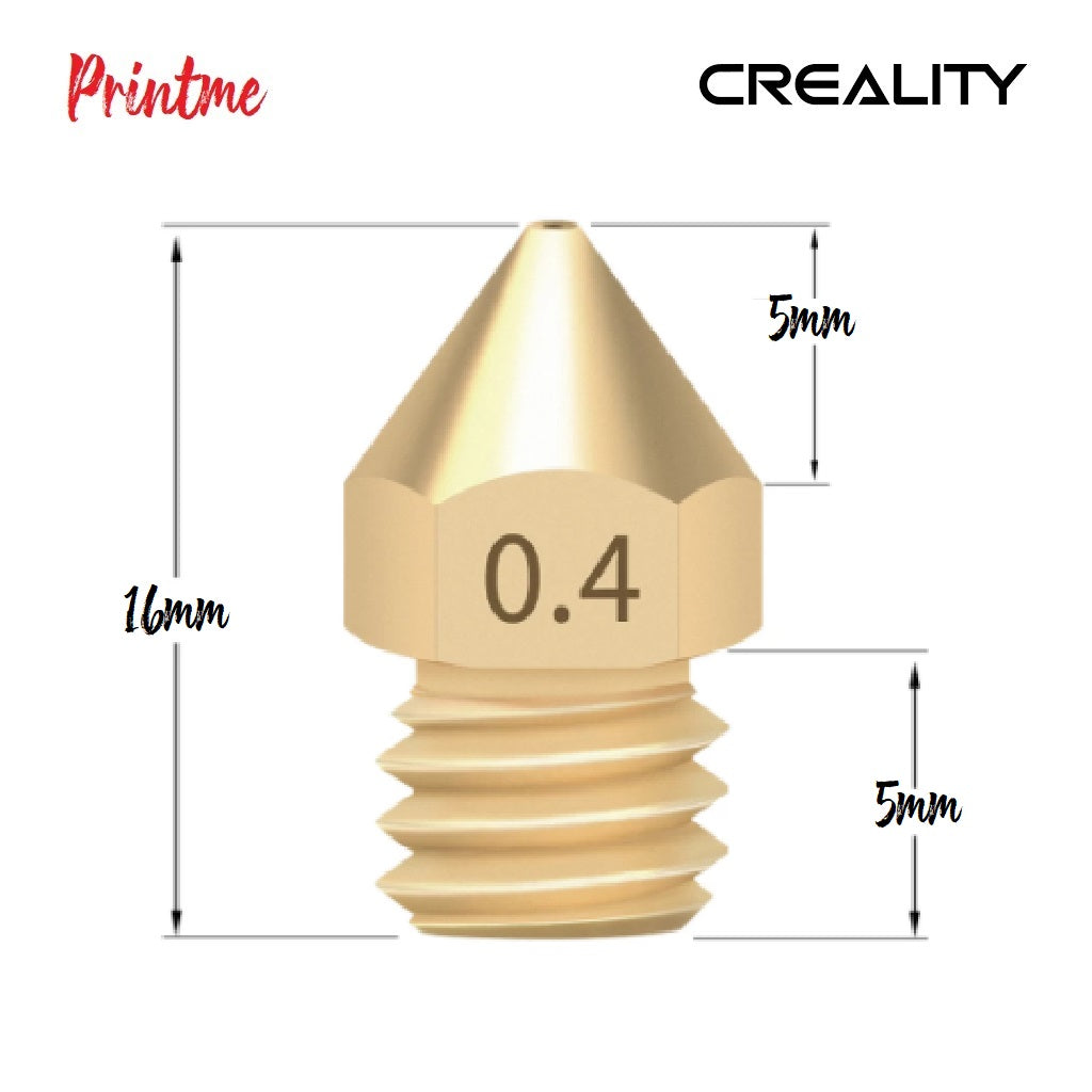 Creality D8 0.4mm Brass H59 Nozzle Head