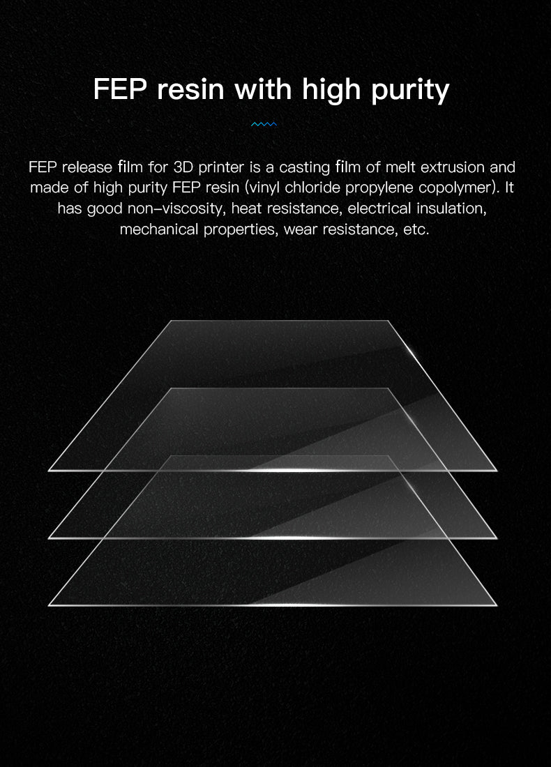 Creality 3D, FEP 3x Release Film 200x140x0.15mm