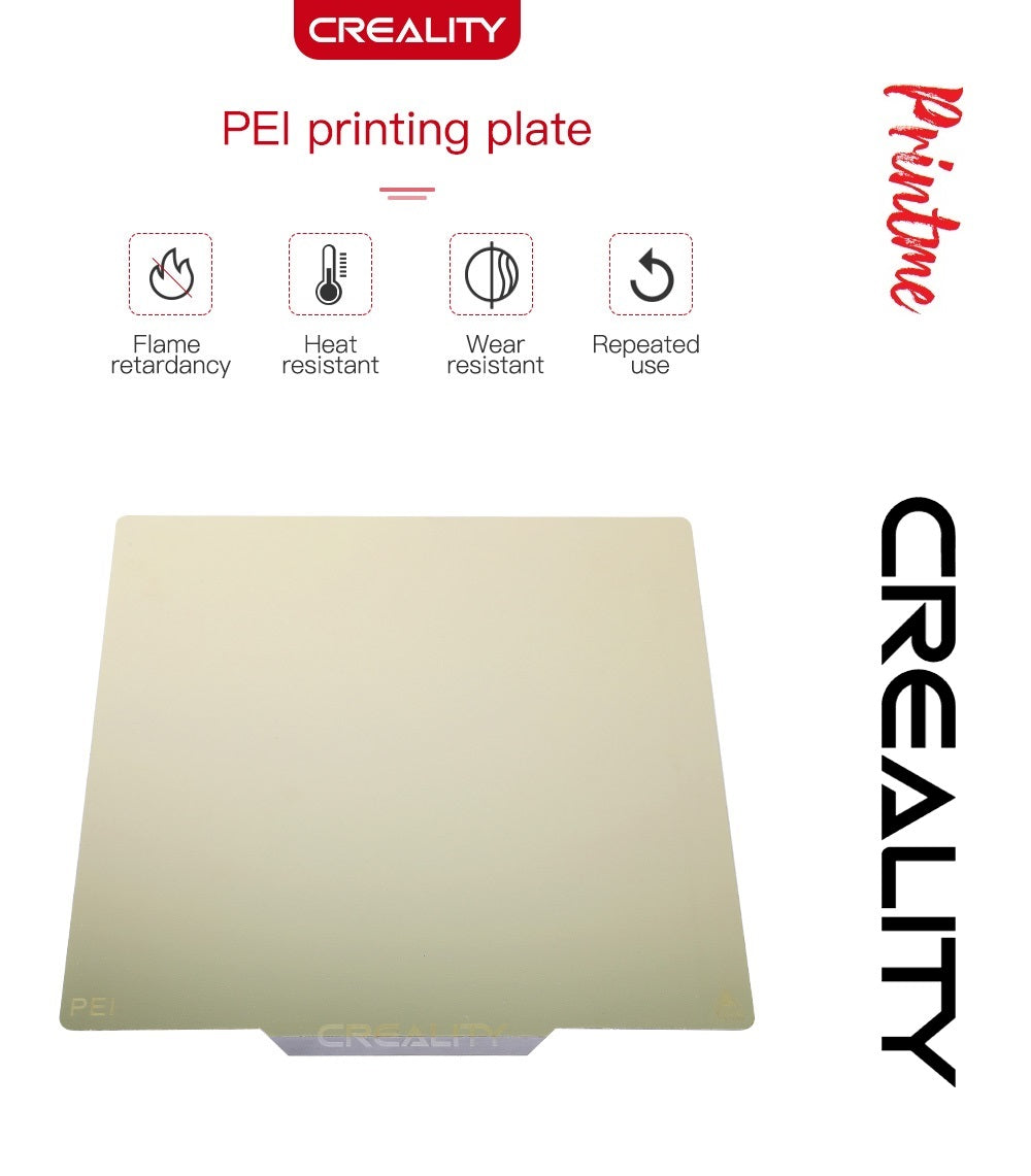 Creality 3D, PEI Plate for Ender-3, Ender-3 Pro/Ender-3s Ender-5/CR20 PRO/CR20