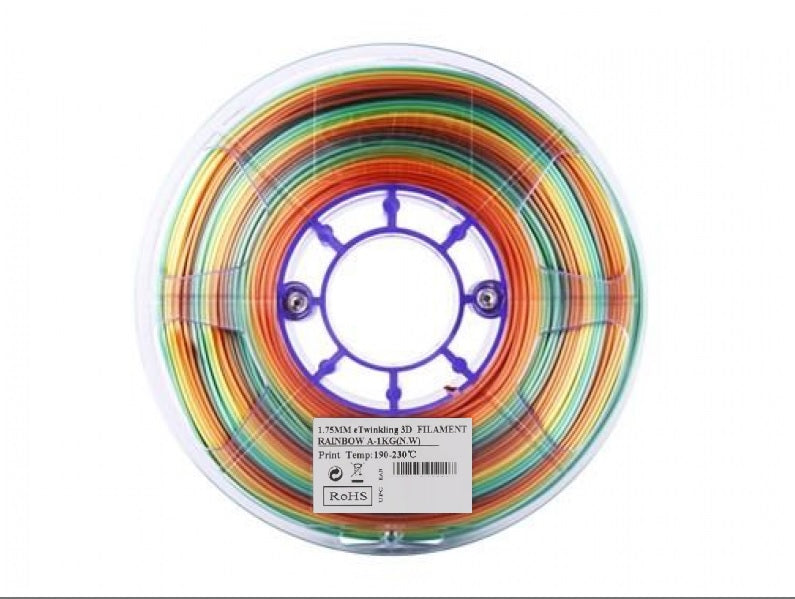eSUN eTwinkling Rainbow 1.75mm 1kg/2.2lbs