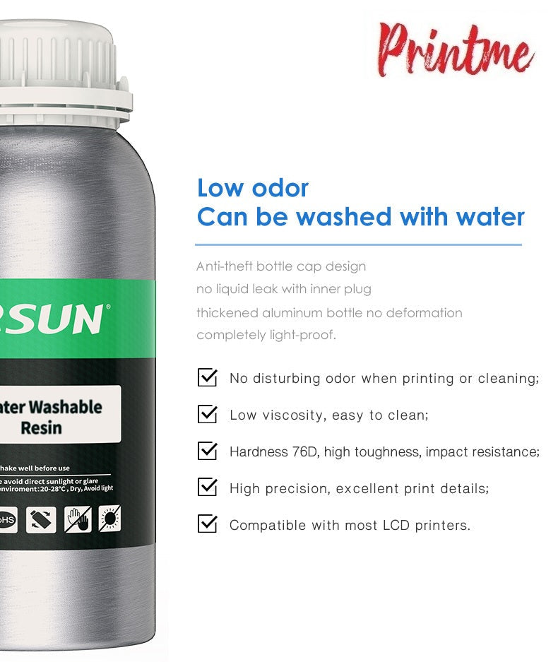 eSUN Peach Puff Water Washable Resin 500G